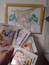 ［リニューアル］あなたの祈りに寄り添う文鳥絵馬⛩️️