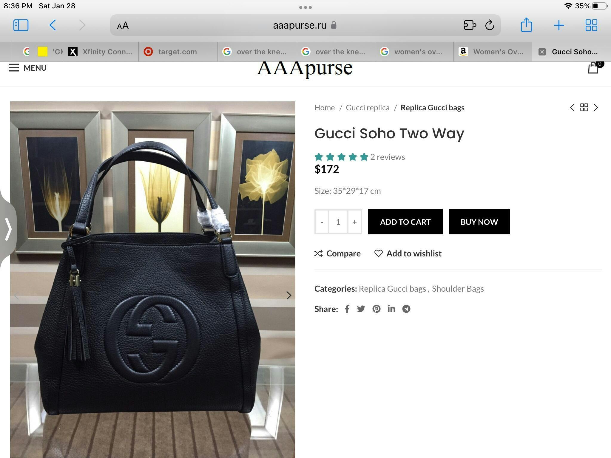 Gucci Soho Two Way photo review