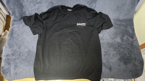 (국내배송, 당일출고) 발렌시아가 웨이브 로고 자수 반팔 티셔츠 -자체 제작 자수 업그레이드판 디토특가!!-