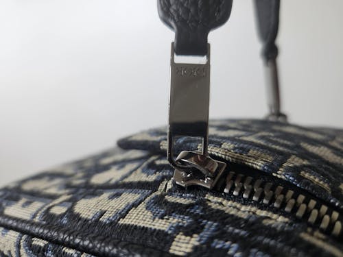 디올 오블리크 자카드 토일레트리백 베이지&블랙