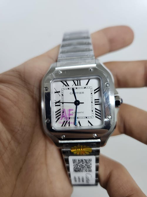 까르띠에 산토스 드 워치 미디엄 화이트 (하이퀄리티)
