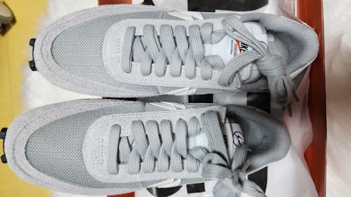 나이키 X 사카이 X 프라그먼트 LD와플 라이트 스모크 그레이