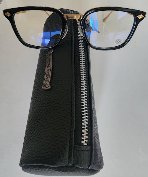 (국내배송) 크롬하츠 오버포크 블랙 안경테 (카리나 착용)