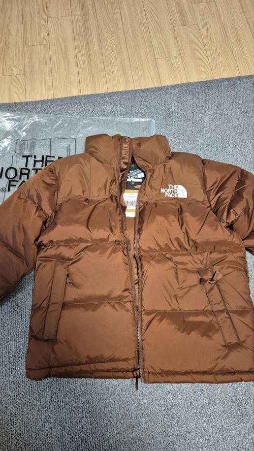 노스페이스 1996 레트로 눕시 패딩재킷 다크 오크