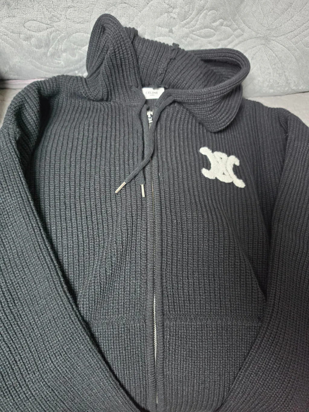 셀린느 울 로고 가디건 ~2Color~