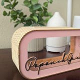 Custom Wooden Piggy Bank for Kids and Nursery Decor E05