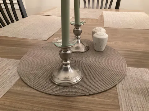 Glass Bobeche With Fluted Edge