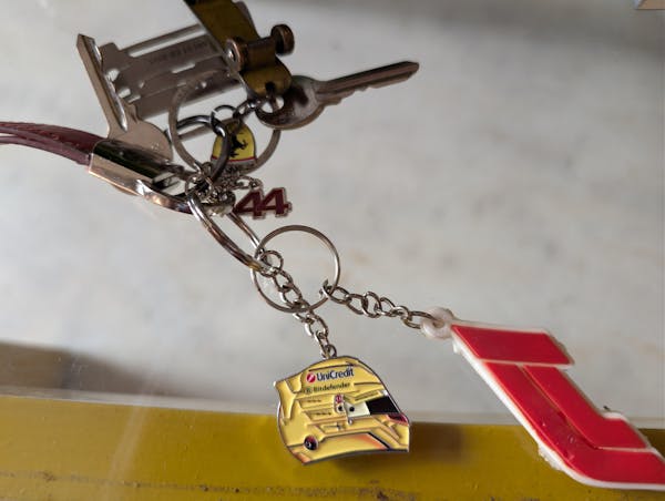 Lewis Hamilton 2025 Helmet Keychains