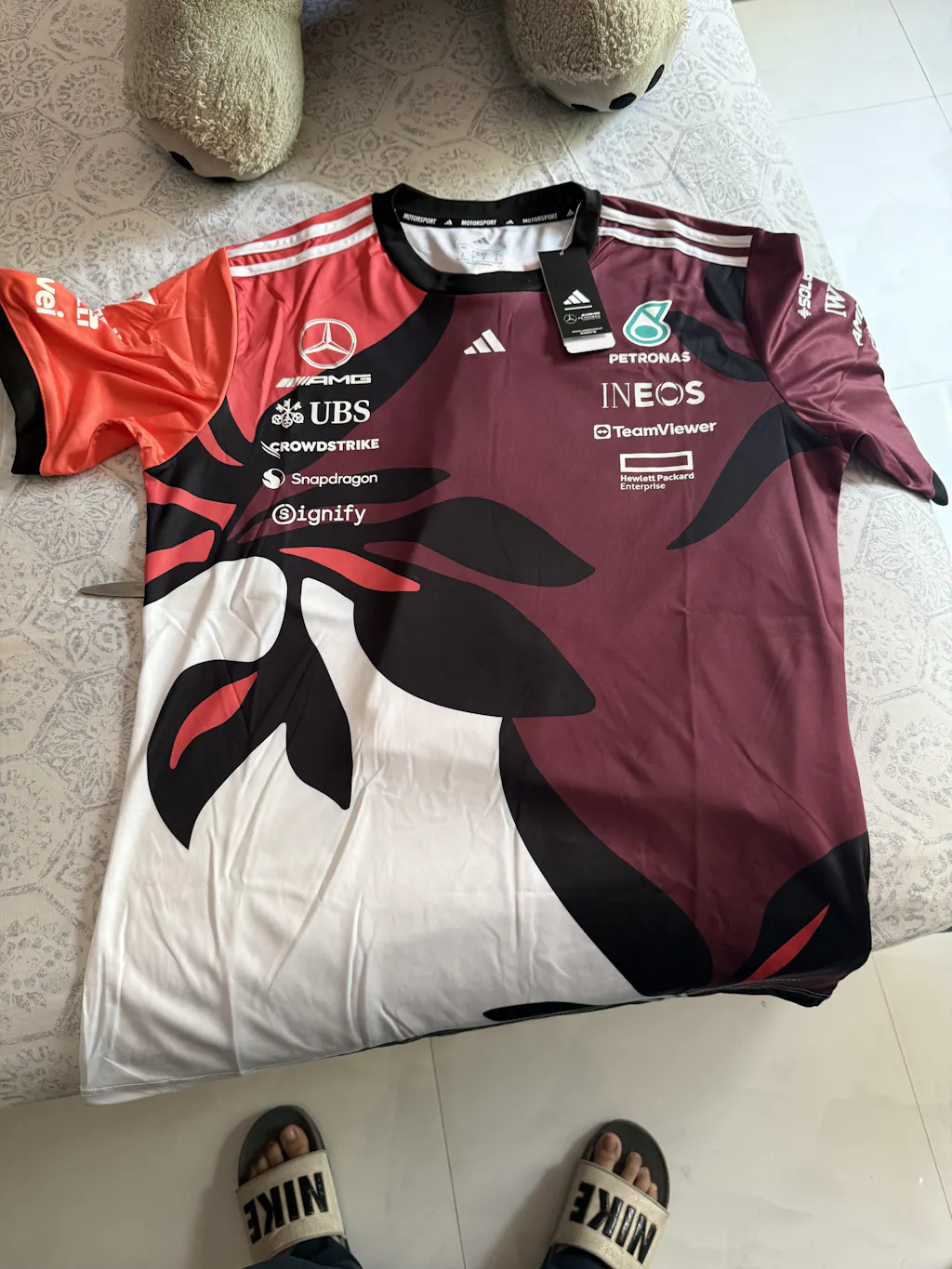 2025 Miami Floral Jersey Tee