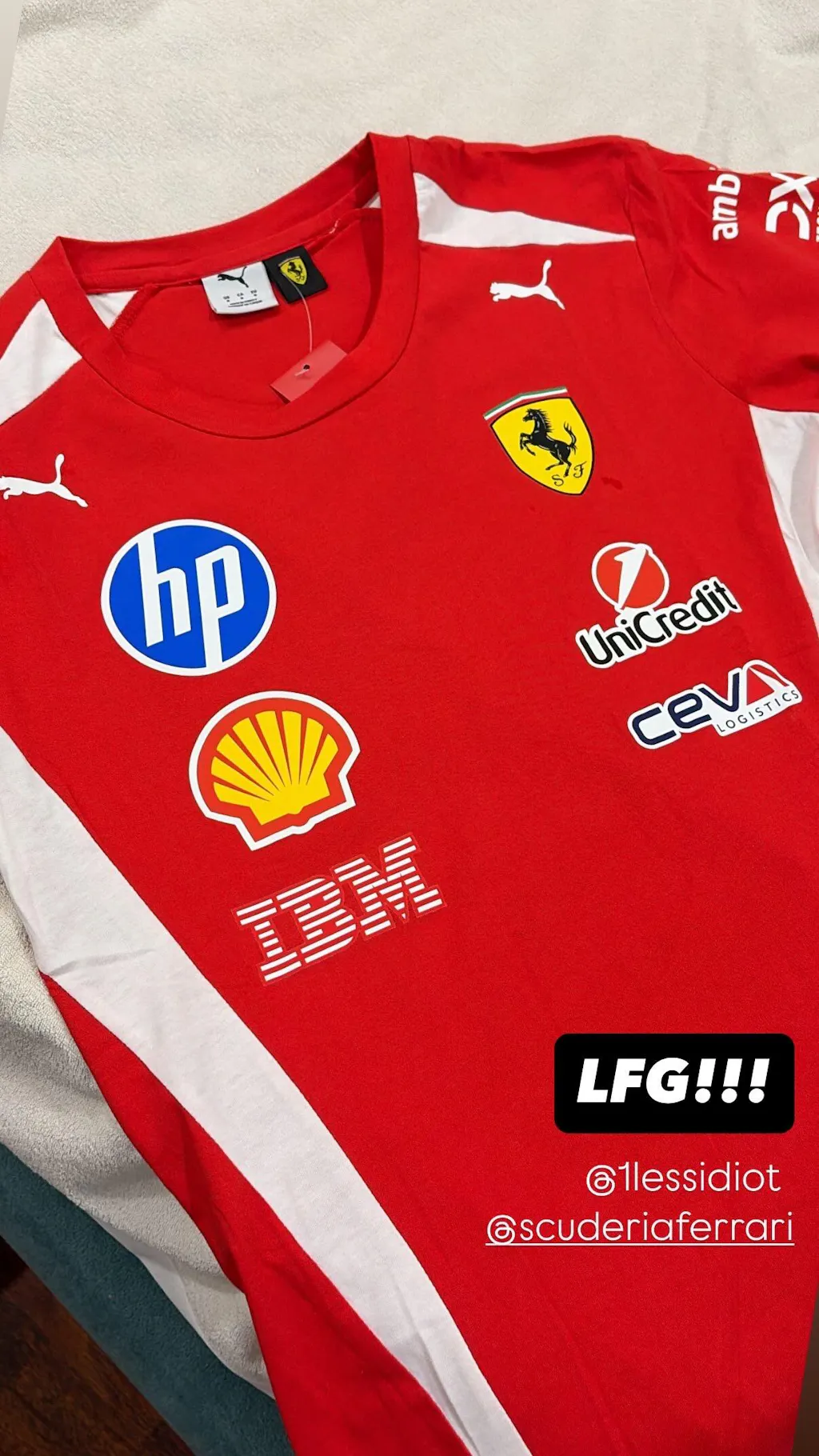 Scuderia Ferrari Driver's Jersey Tee 2026