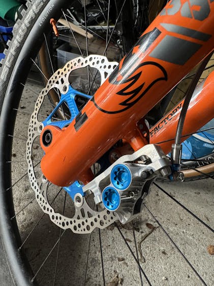 Floating Disc Brake Rotor Blue Hope Brakes Brake And Lever Set