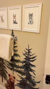 Woodland Creatures Watercolor Nursery Print Set - 6 Unframed 8x10 Prints '