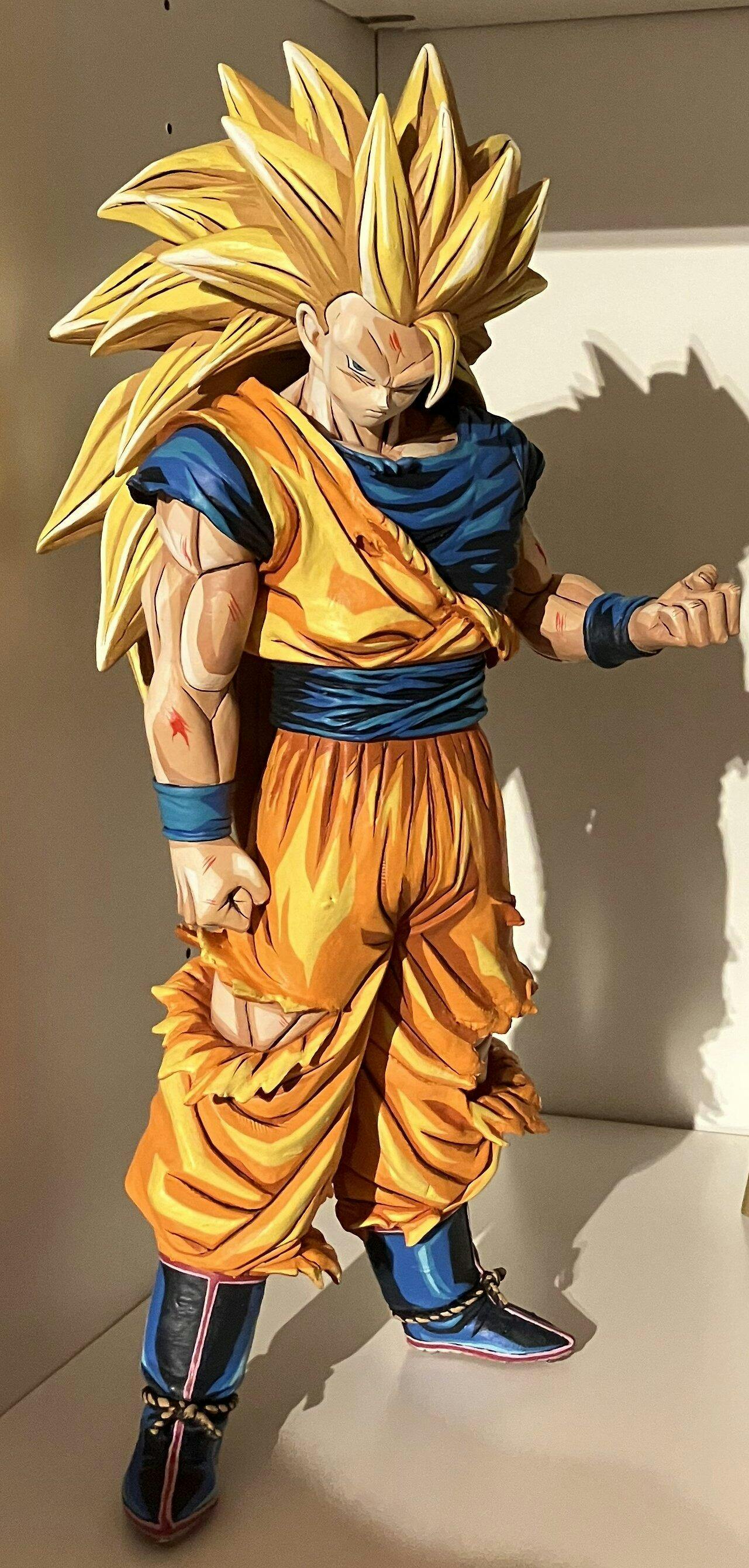 Dragon Ball Z Son Goku Super Saiyan 3 Figure Repaint