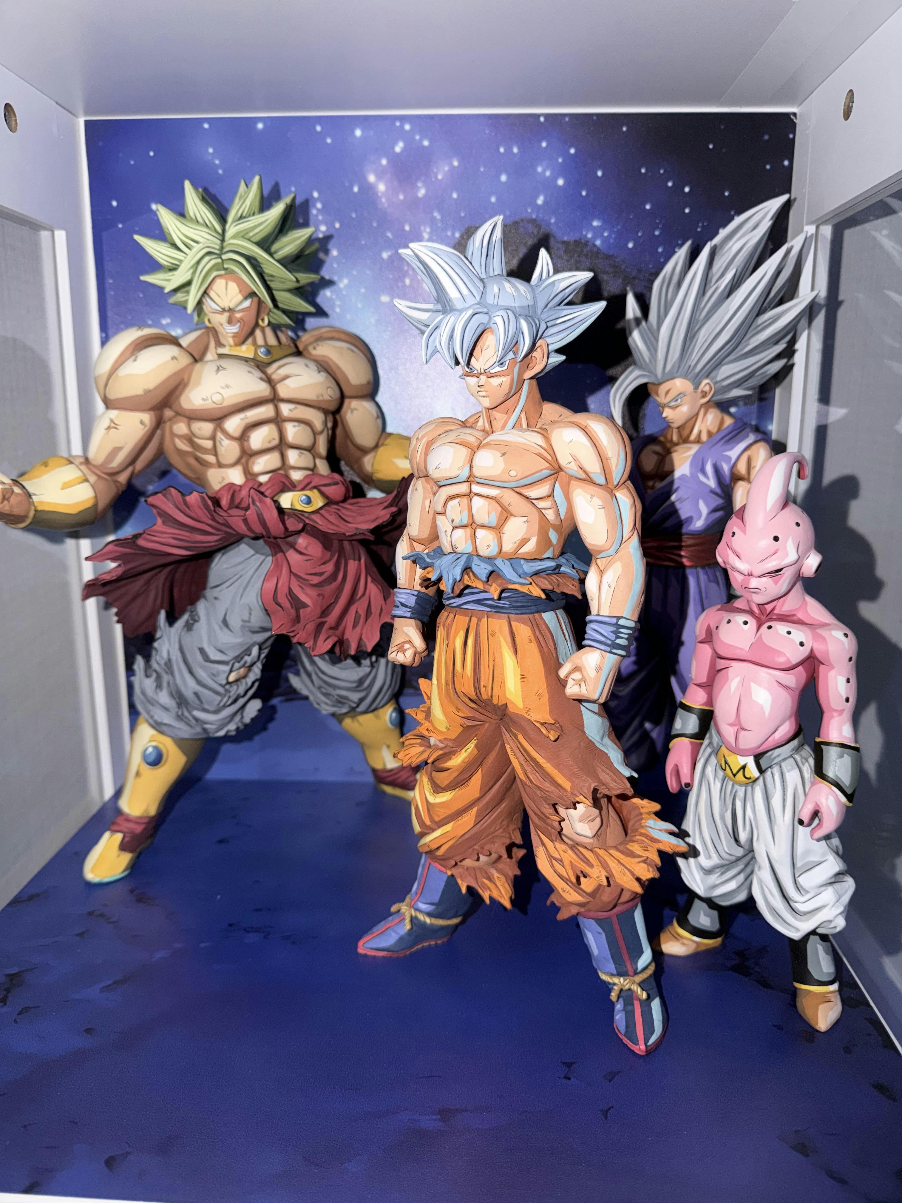 31CM Dragon Ball Z Son Goku Ultra Instinct Figure Repaint – 2D