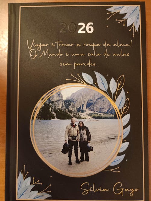 Agenda Diária 2026 Essencial "Vive o teu sonho"