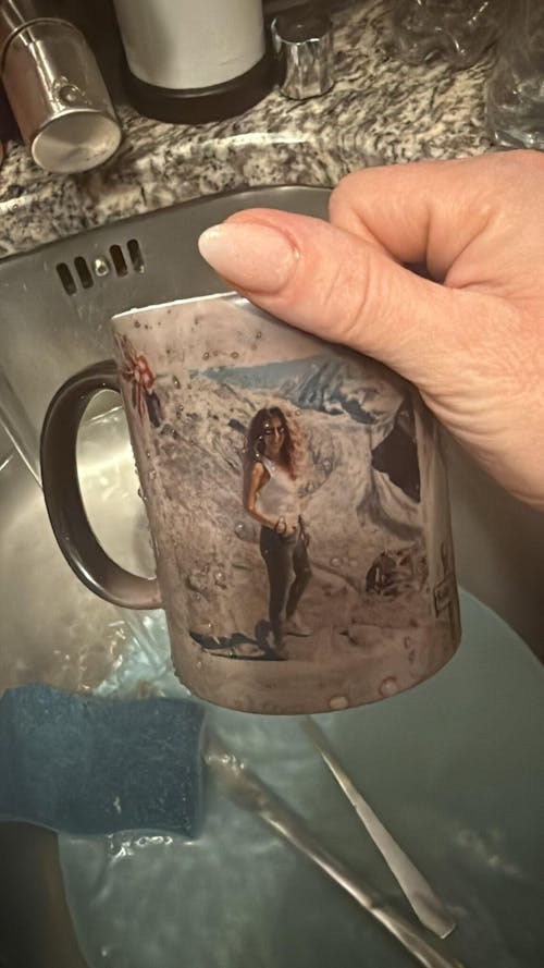 Caneca Mágica "Prenda / Coração de Natal"