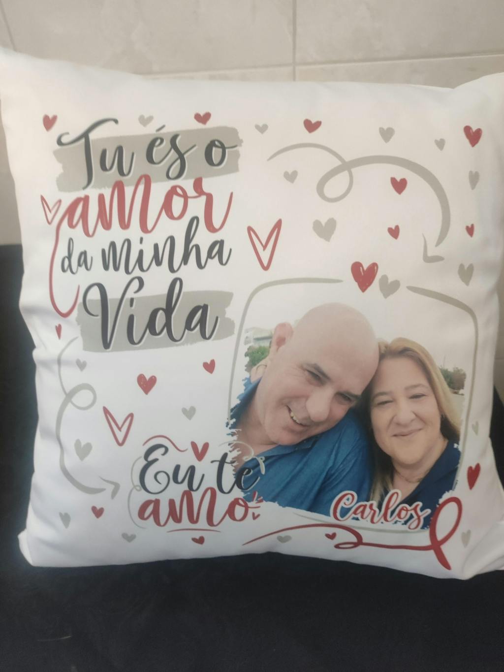 Conjunto "Tu és o amor da minha vida" - Almofada, Puzzle e Caneca Mágica