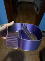 Unique Hermit Crab Swimming Pool. Soaking Bathtub For Hermit Crab. Dual-Zone Pool For Fresh & Salt Water with Built-in Climbing Ramp.