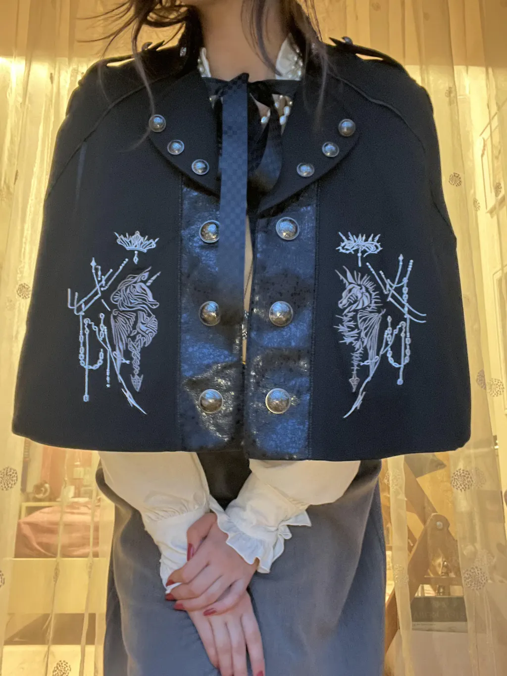 Gothic Lolita Cloak, Ouji Lolita Cape