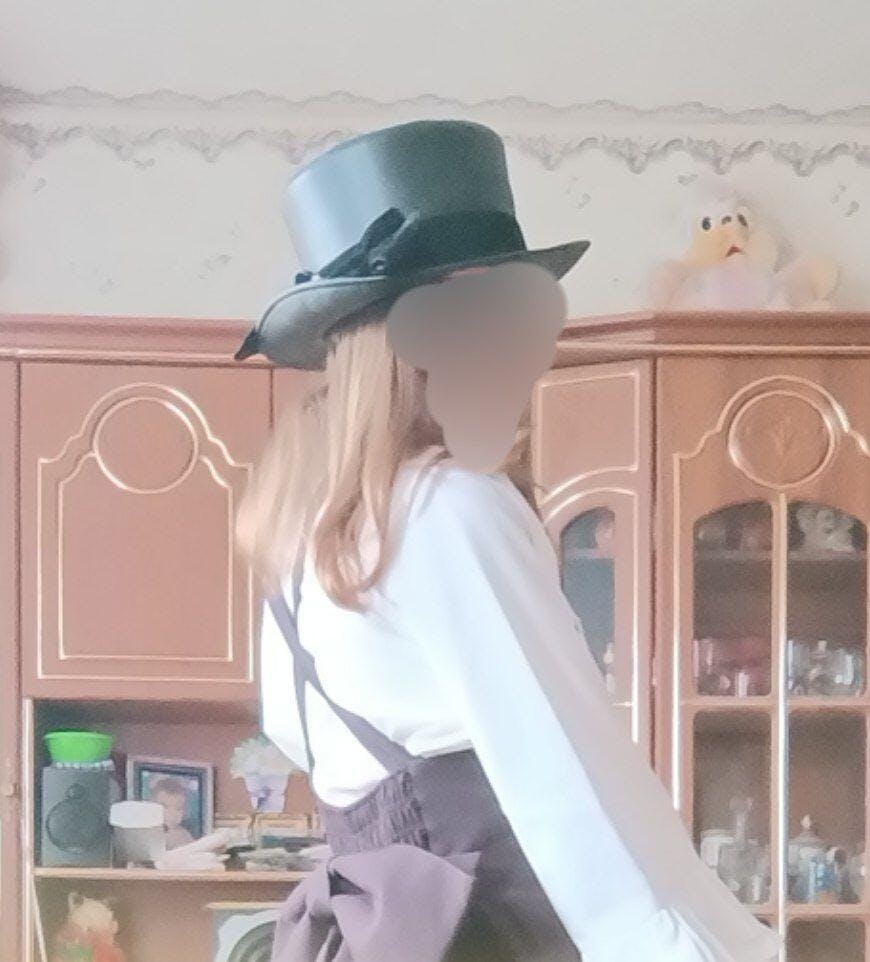 Black Ouji Lolita Hat Retro Prince Bowler Hat