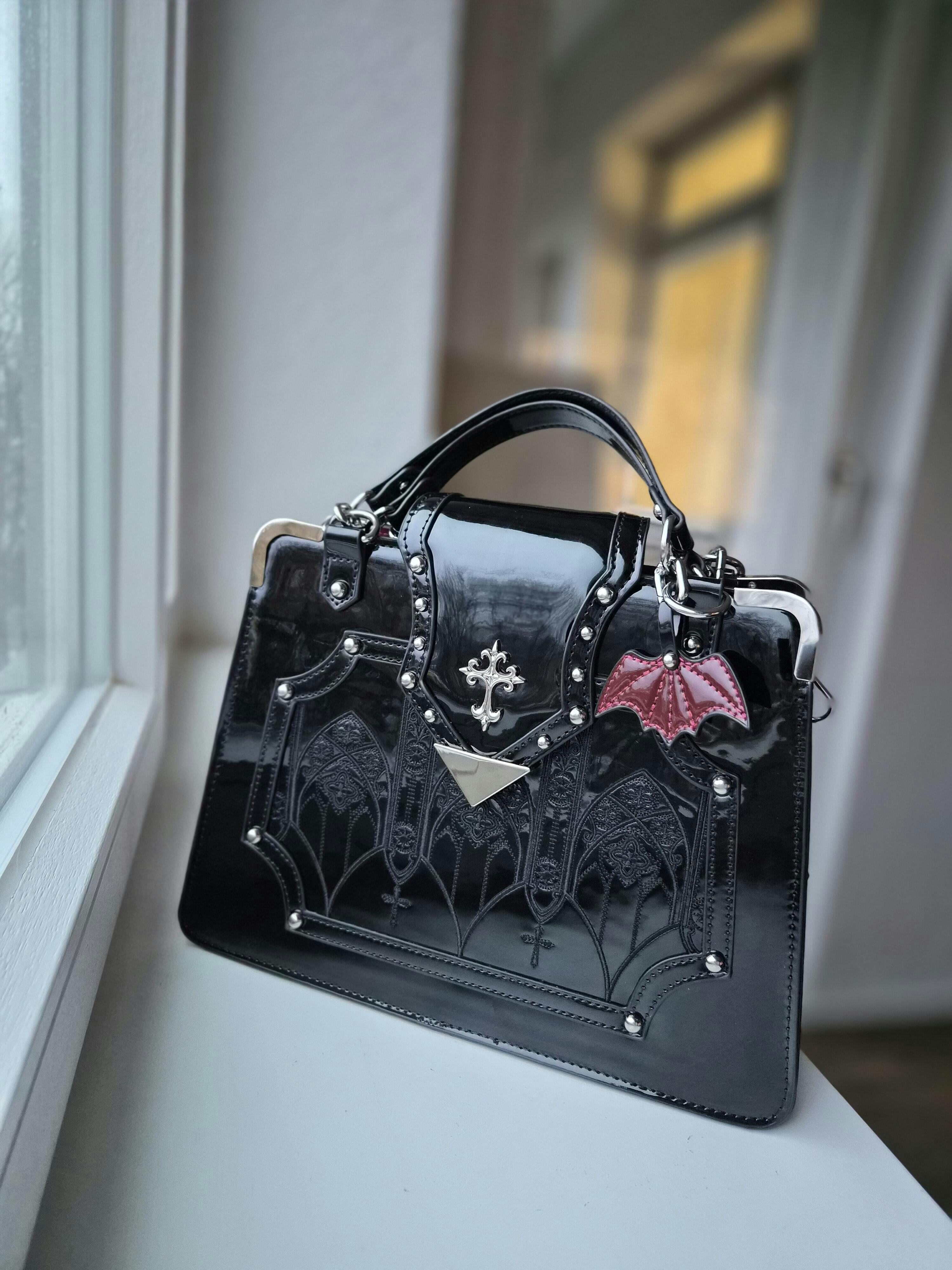 Gothic Lolita Handbag & Jabot