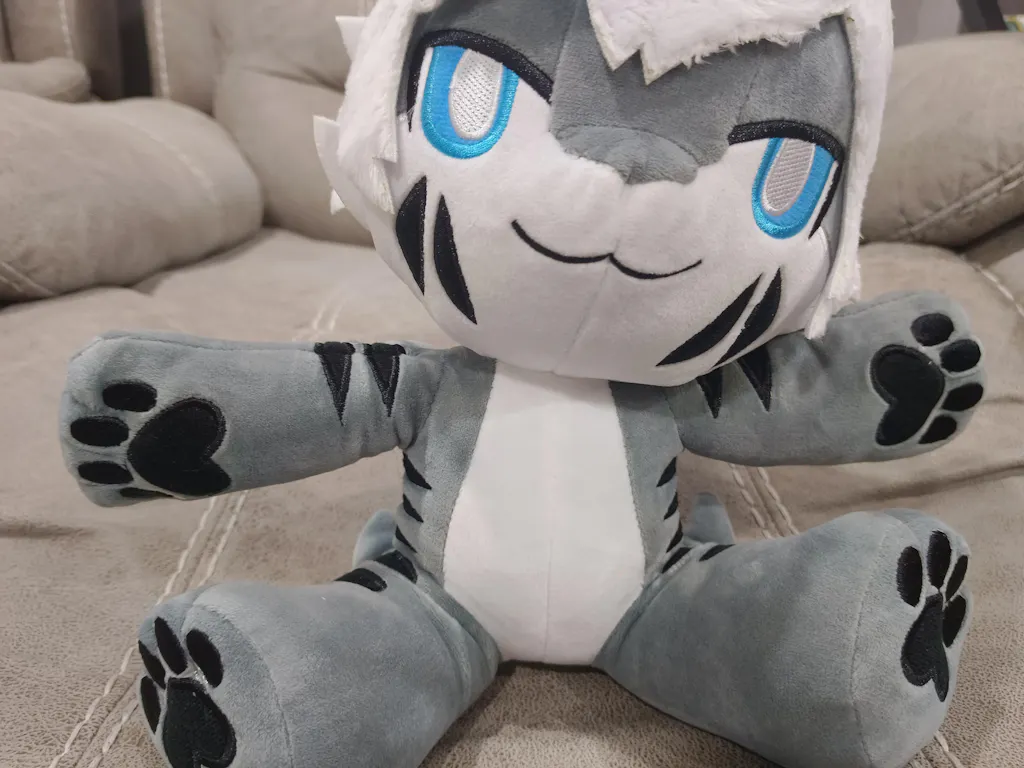 Changed Tiger Shark Plush Furry Plush