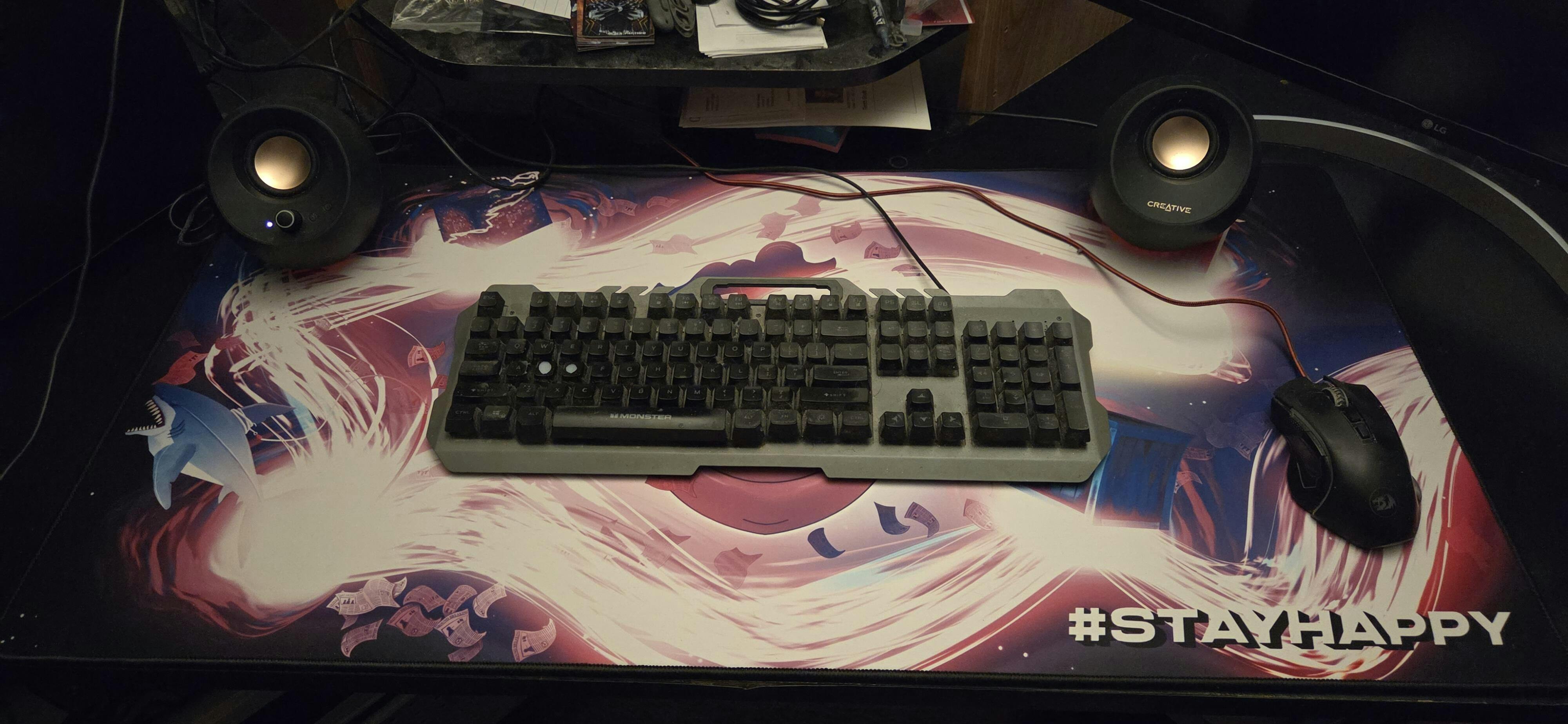 4D X Happy Power Mousepad – 4D Gaming