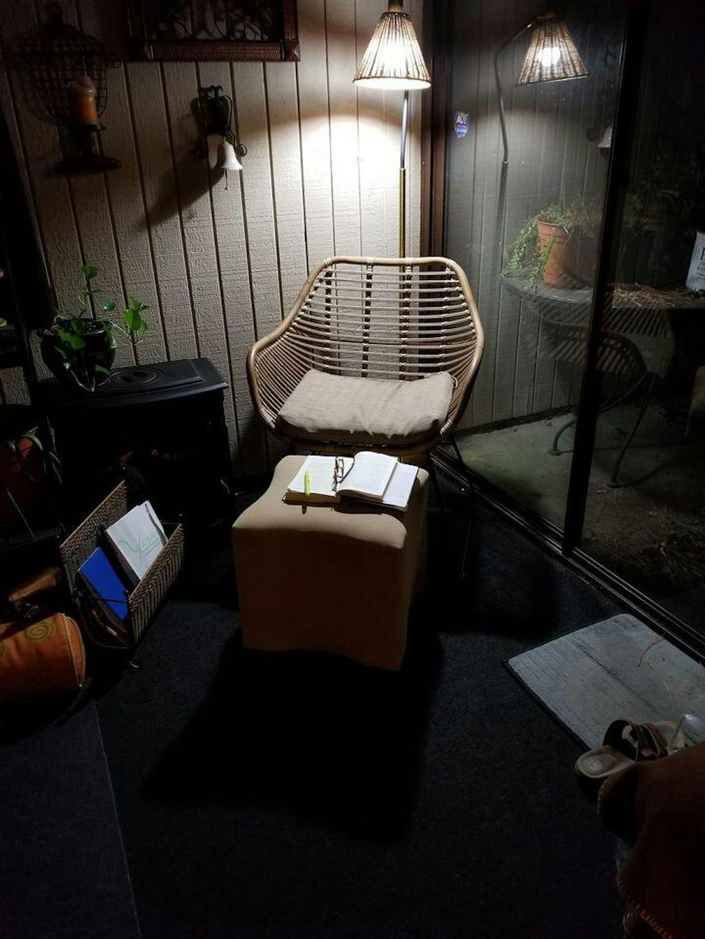 Maxax 62 Nature Rattan Task/Reading Floor Lamps #F137