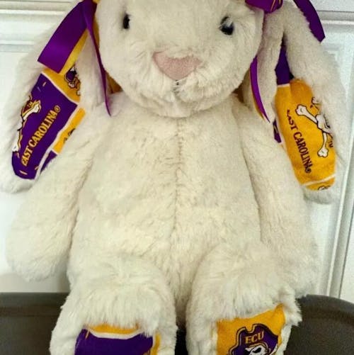 Custom College Jellycat Bashful Bunny