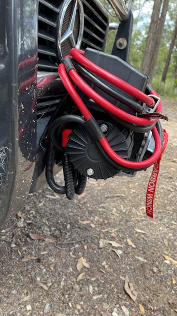 Carbon 12K Winch with Synthetic Rope | CW-12K