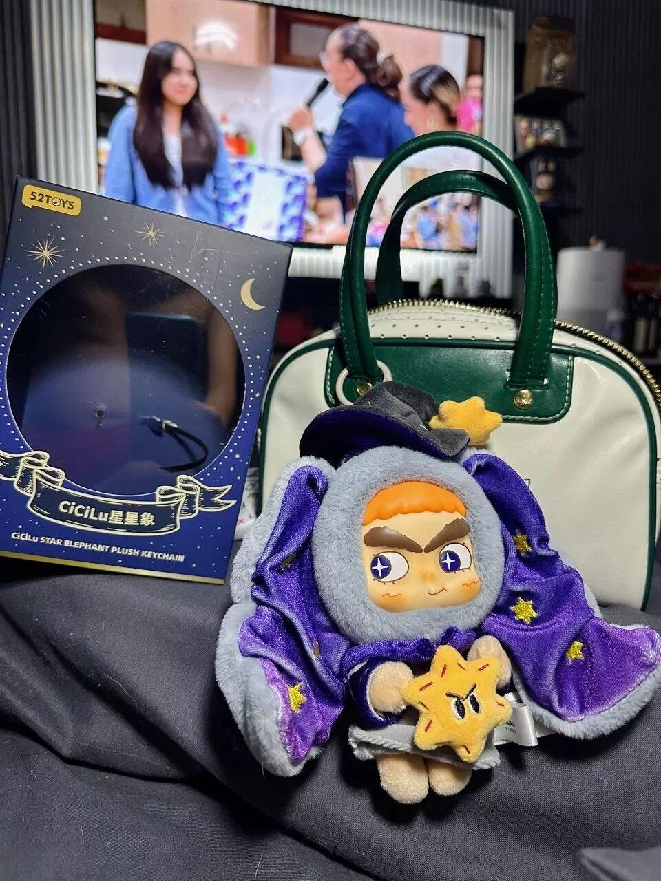 52TOYS CICILU STAR ELEPHANT ぬいぐるみキーホルダー