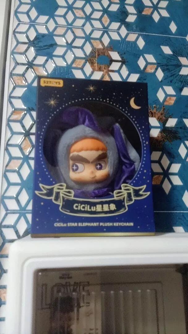 52TOYS CICILU STAR ELEPHANT ぬいぐるみキーホルダー