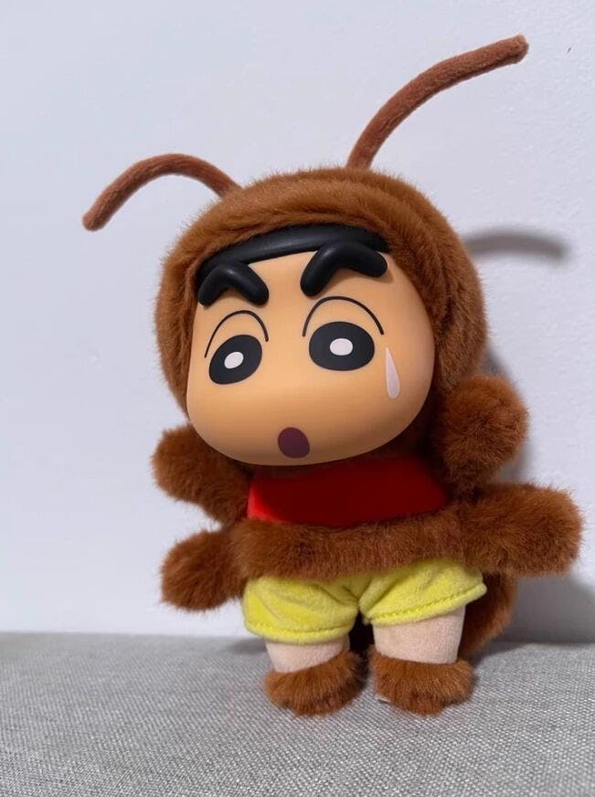52TOYS CRAYON SHINCHAN - HERE COMES YOUR JOHNNY PLUSH KEYCHAIN