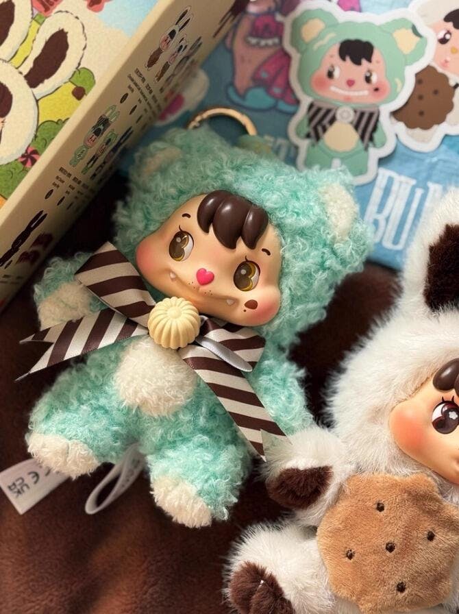 52TOYS LITTLE BUNS MELTING TOGETHER ソフビぬいぐるみ ブラインド