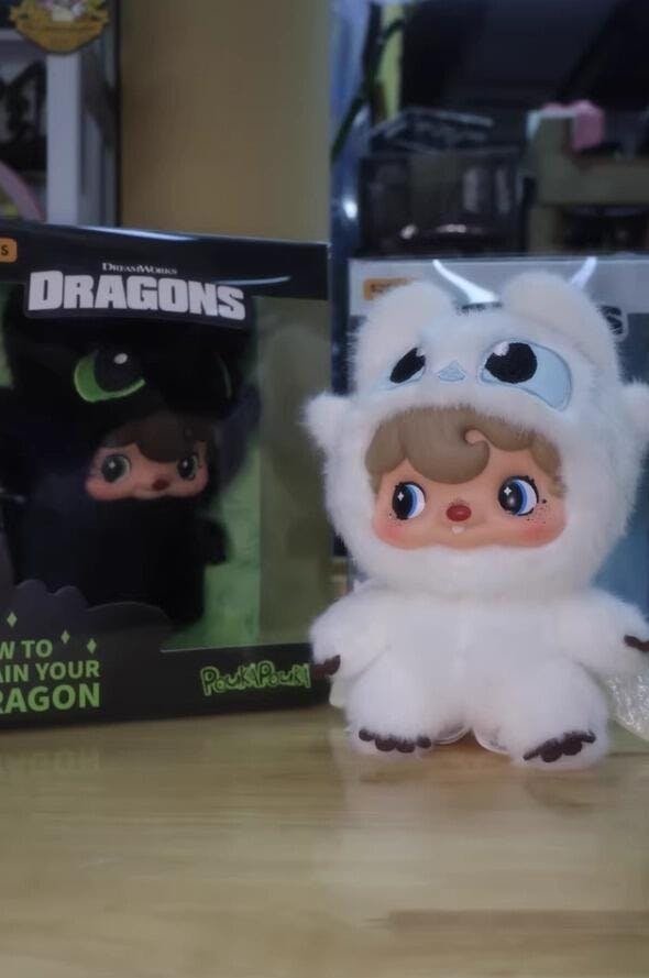 52TOYS POUKAPOUKA X HOW TO TRAIN YOUR DRAGON NIGHT FURY ソフビ