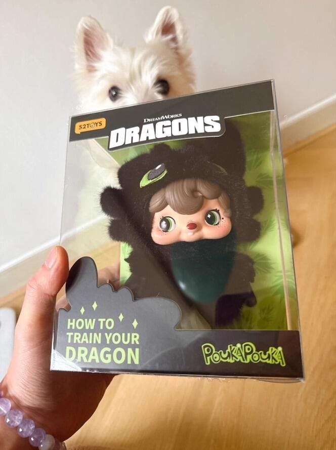 52TOYS POUKAPOUKA X HOW TO TRAIN YOUR DRAGON NIGHT FURY ソフビ