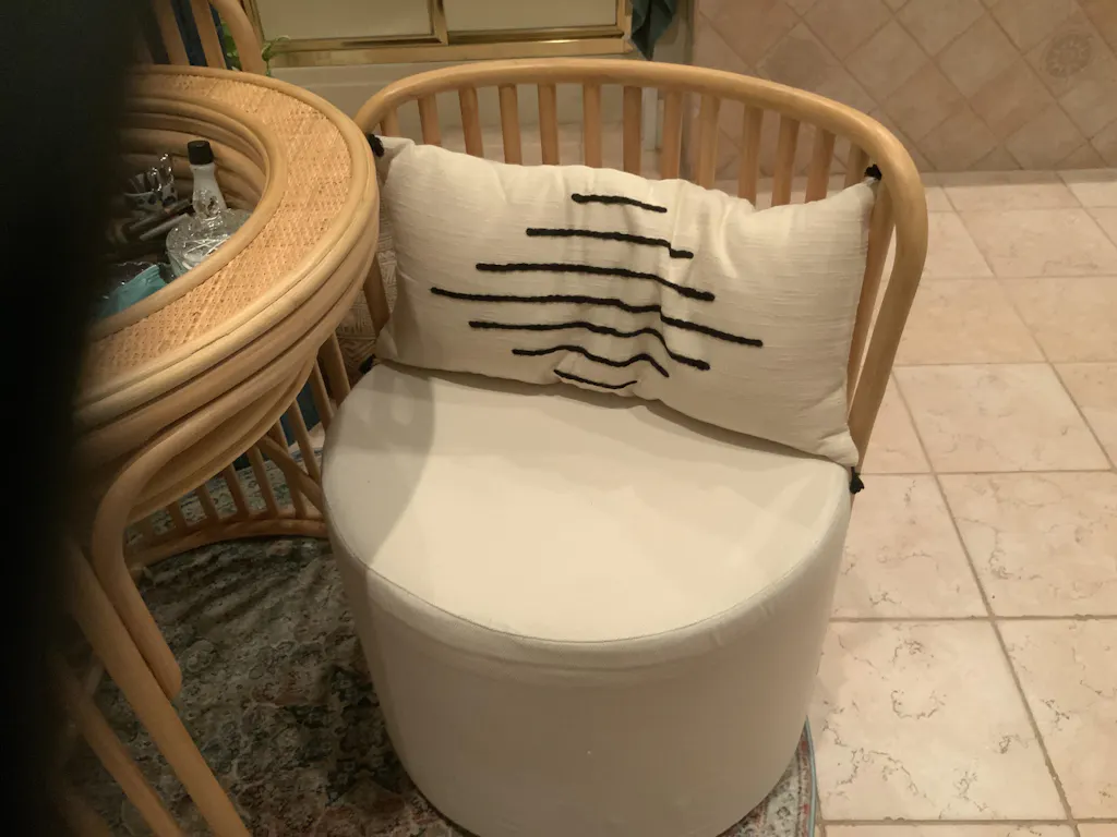 Zazi Cream Lumbar Pillow