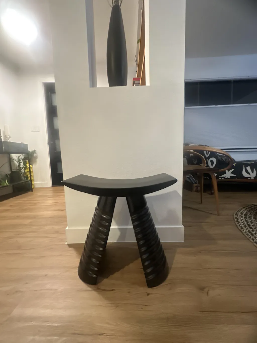 Labadi Black Bench Seat