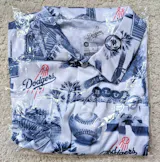 LAD Baseball Stadium SGA Blue Vibe Unisex Hawaiian Shirt