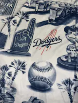 LAD Baseball Stadium SGA Blue Vibe Unisex Hawaiian Shirt