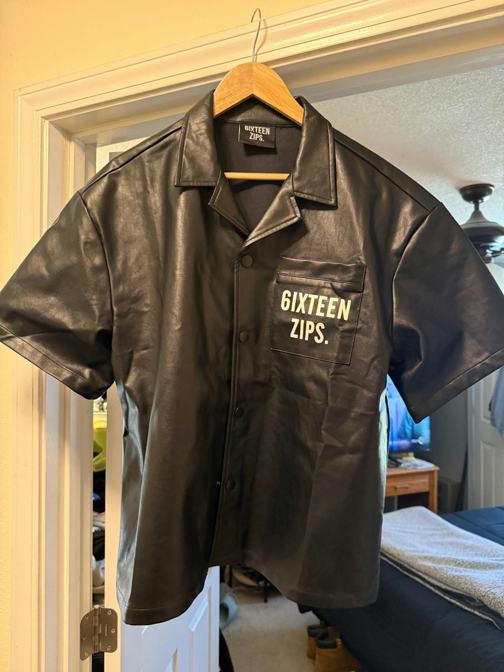 “OG Logo” Leather Button up