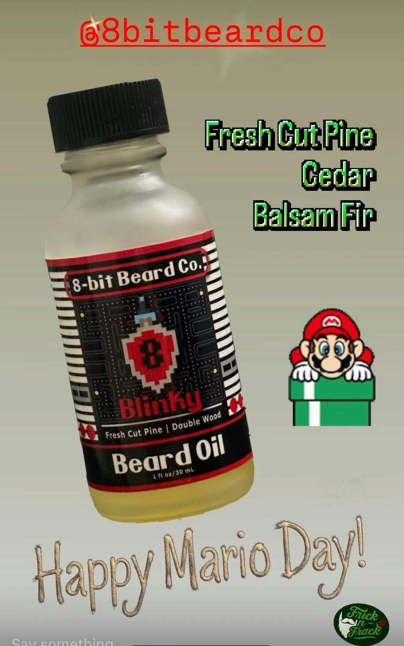 Blinky | Beard Oil - Fresh Cut Pine, Cedar, Balsam Fir – 8bit