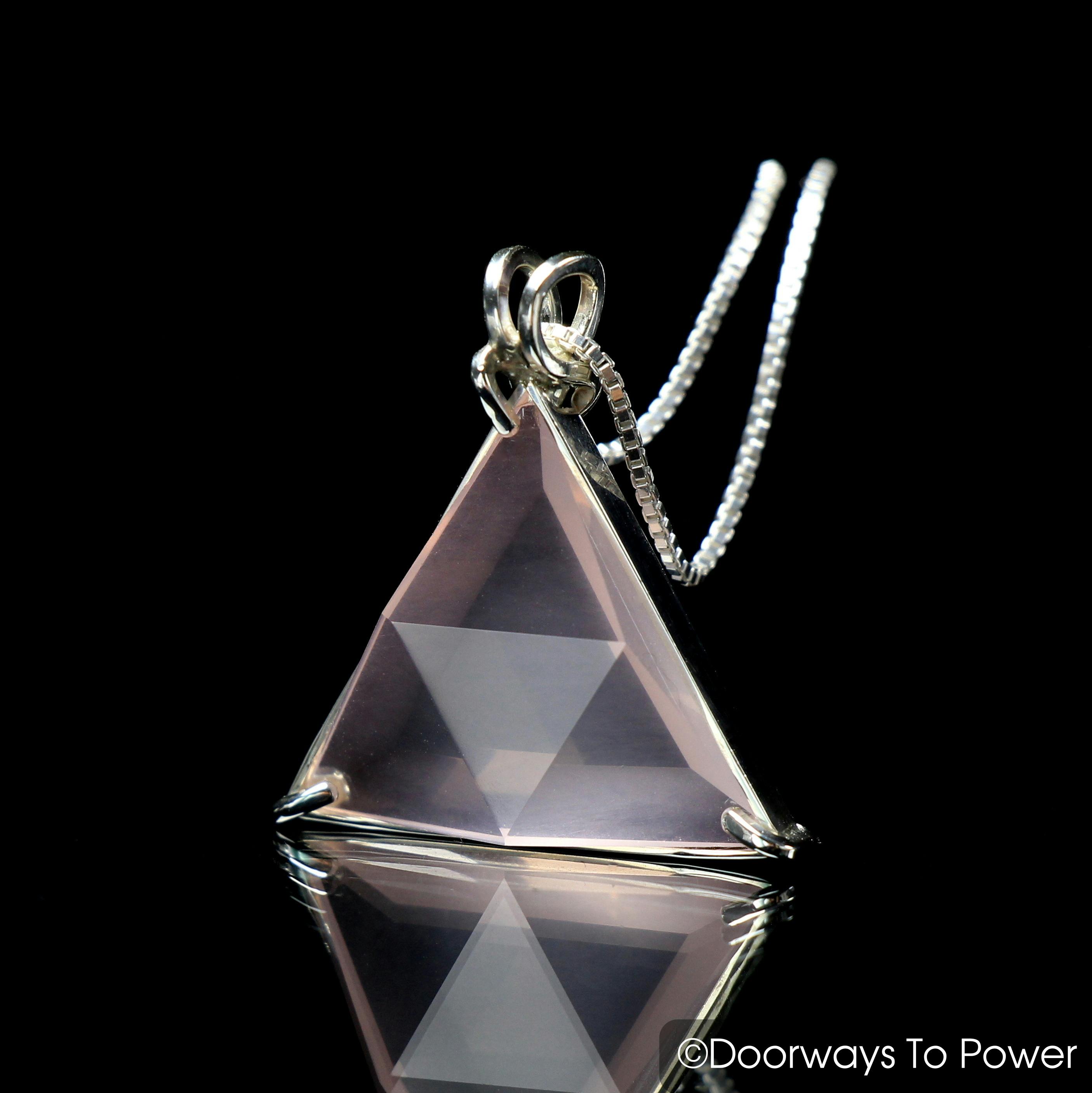 Rose Quartz Star of David Vogel Crystal 