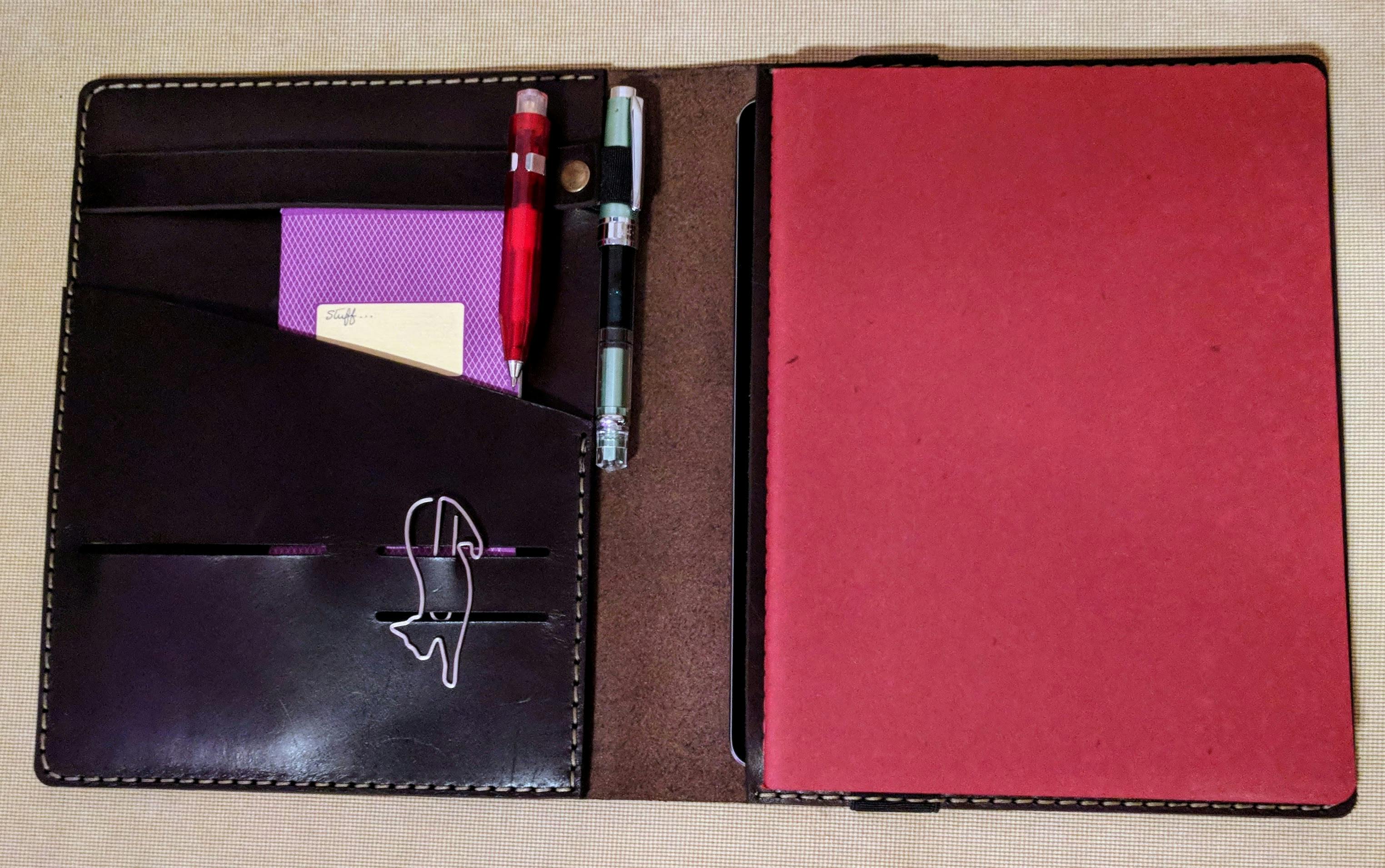 iPad Air Pro & Extra Large Moleskine Cover-Crazy Horse Brown - Galen ...