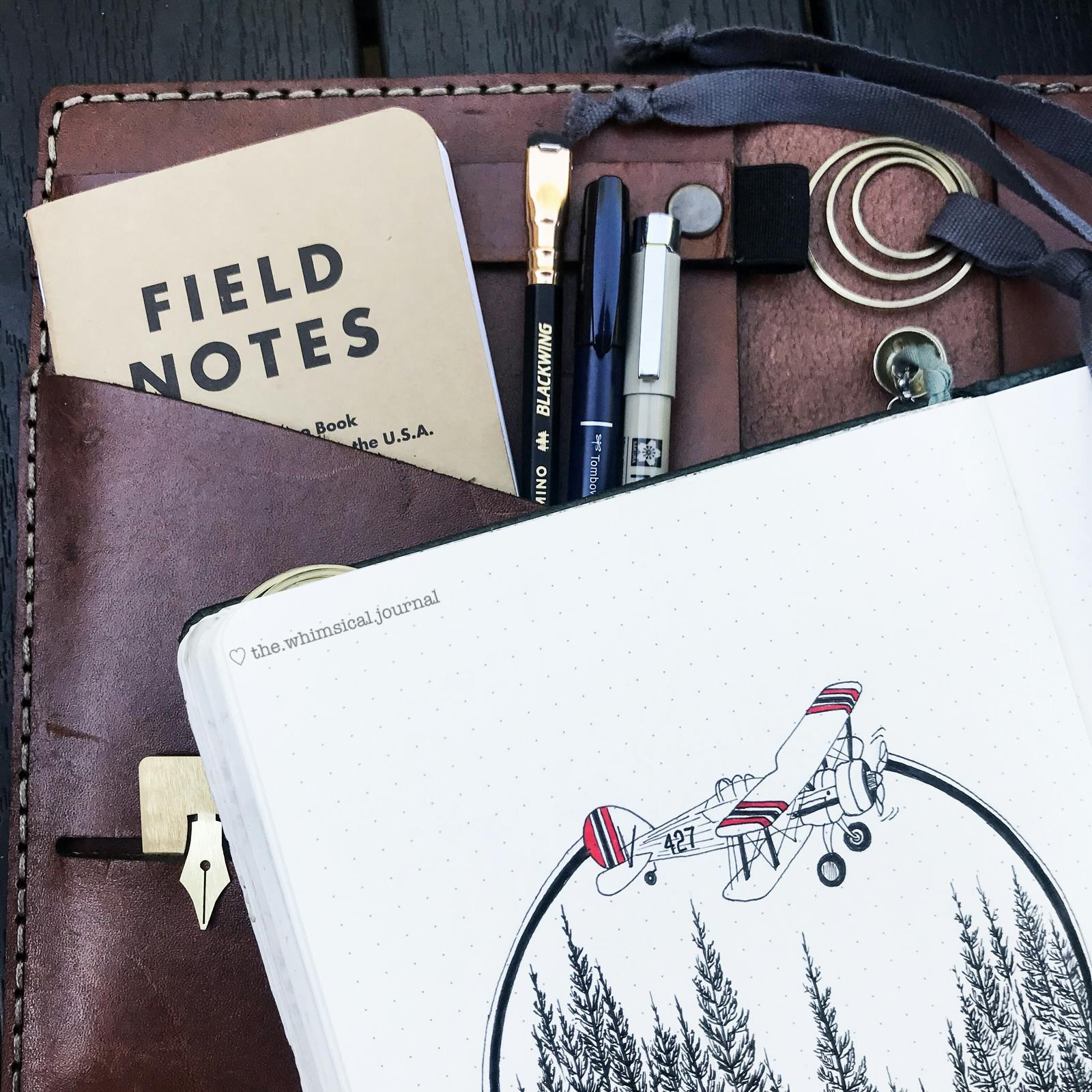 iPad Mini & Large Moleskine Cover Natural Galen Leather