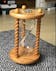 The Acorn Wedding Unity Sand Ceremony Hourglass™ in Clear Oak by Heirloom Hourglass