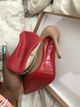 Peep toe red bottoms! Eu 9.5 S000153750 Style Encore Fort Myers is