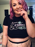 All I Need Are Kittens And Weed Top