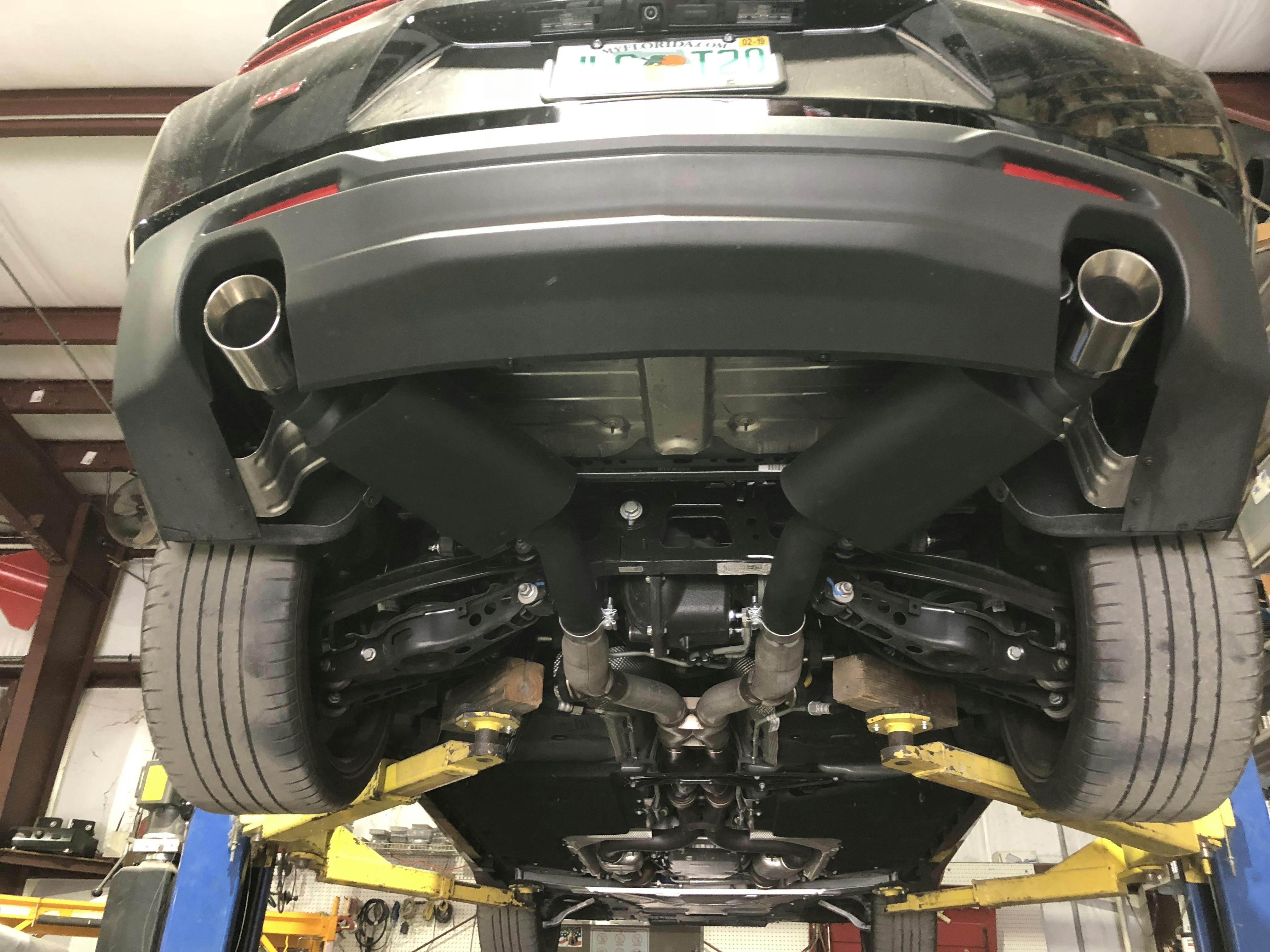 2016-2017 Chevrolet Camaro SS Legato Exhaust Axle Back - Polished SS