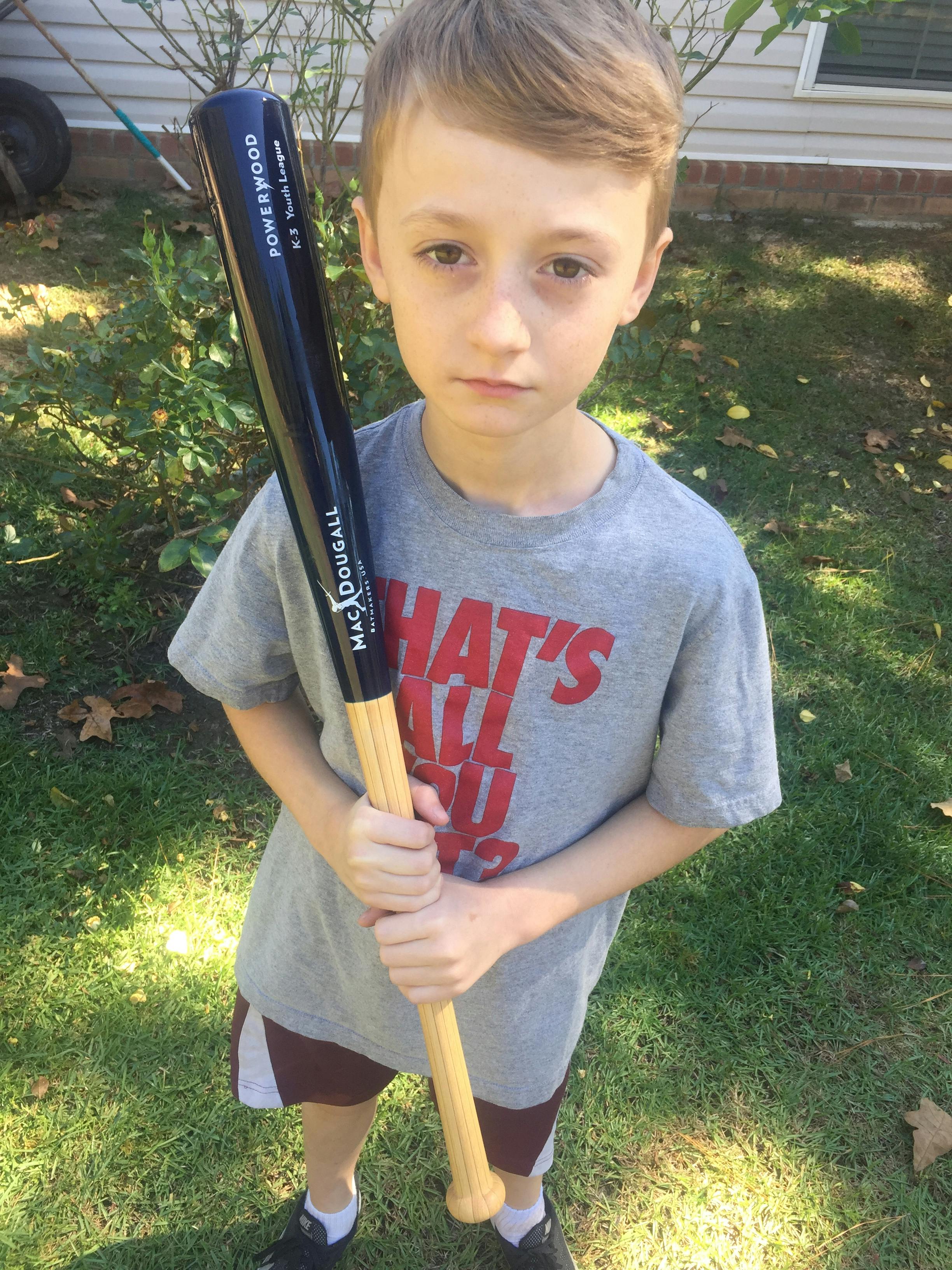 Powerwood K-3 Youth Wood Bats - MacDougall Bats